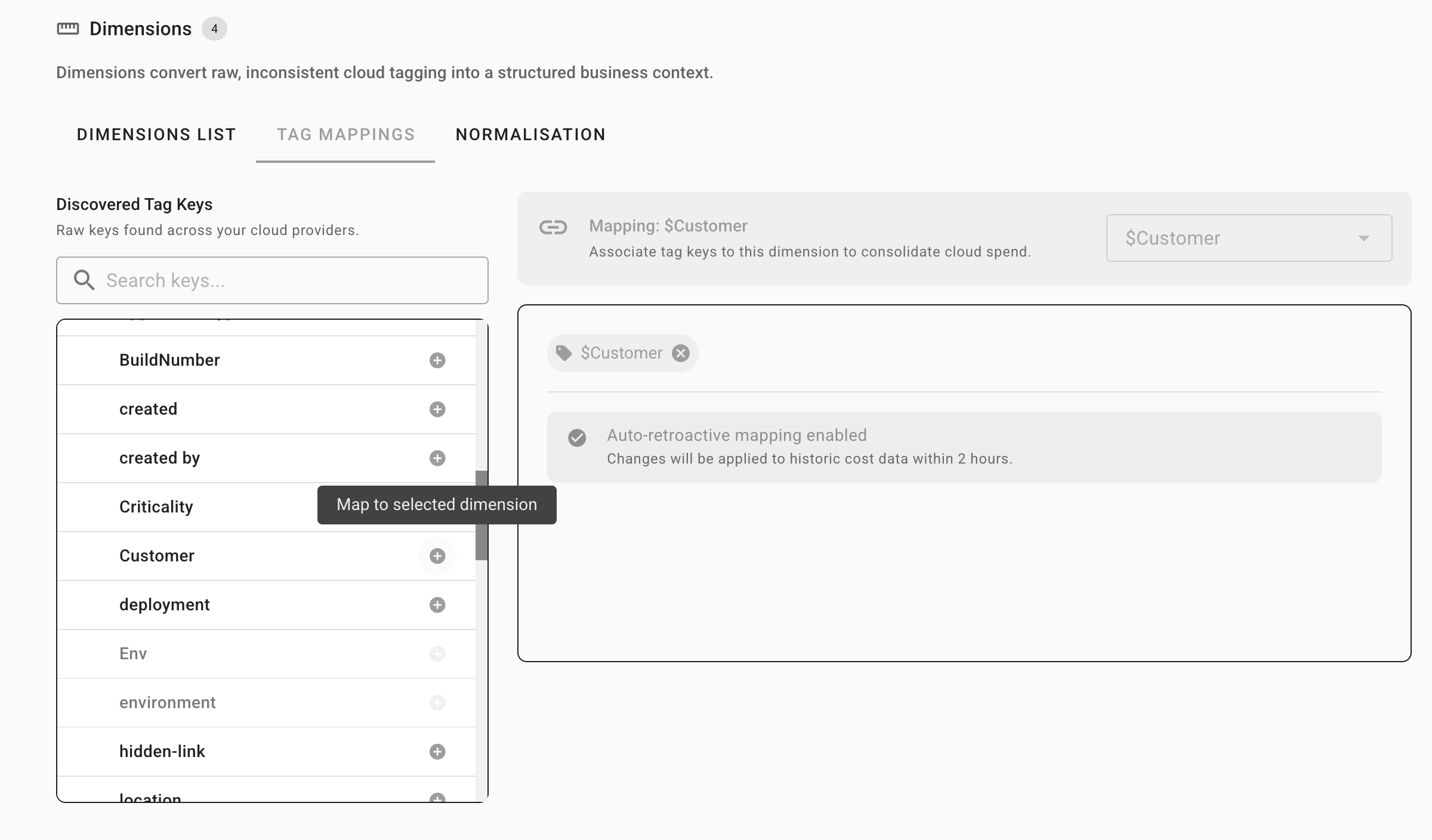 Tag Mappings